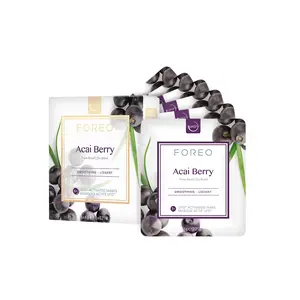 FOREO UFO Activated Mask Treatment for Anti-Aging, Acai Berry, 0.21 Oz, Pack of 6