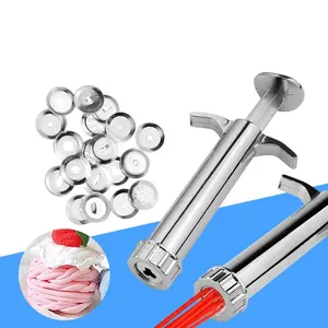 Handmade Stainless Steel Clay Extruder Gun, 19 Different Shapes Mold Styles, Clay Molding Tool, Craft Making Supplies