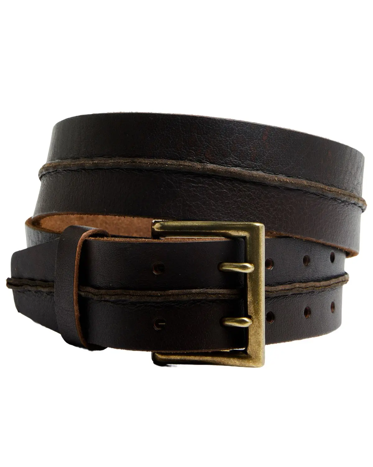 Brothers And Sons Men's Men'S Center Bump Double Prong Belt - Basaho23bt1