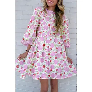 Frilly Floral Dress