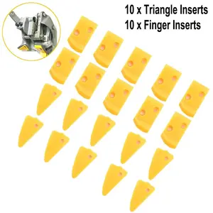 20pcs Finger&Triangle Leverless Inserts Protector for Corghi/Hunter Tire Changer [TS]
