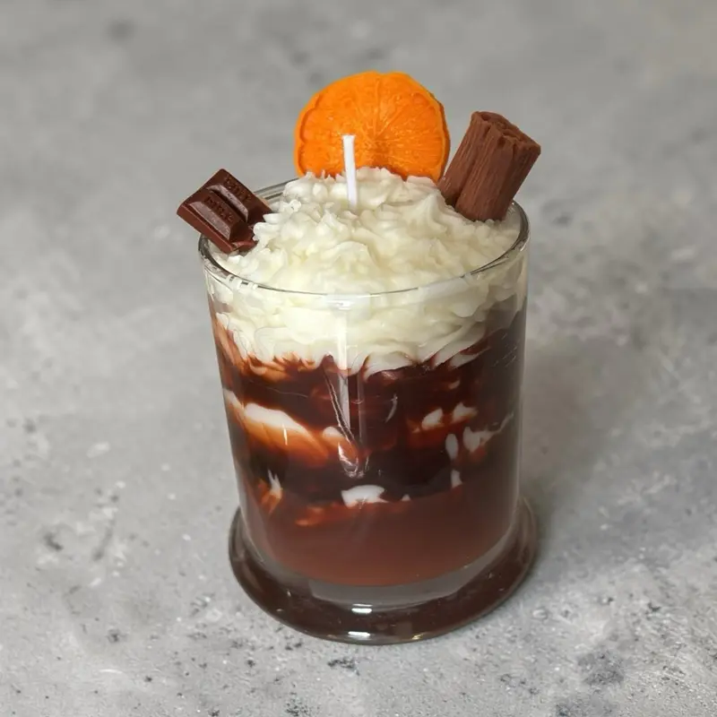 Chocolate milk  scented Candle