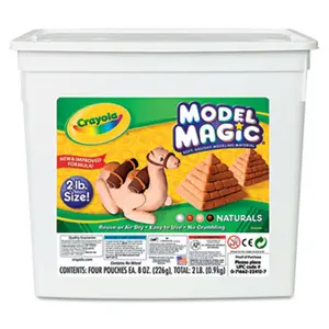 212 MAIN Crayola Model Magic Modeling Compound, Natural, 8 oz – DIY Creativity Toy for Pottery & Ceramics Projects