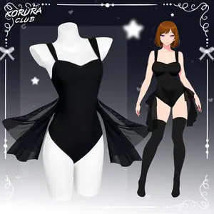 KORURACLUB 2026 Hottest Picks Hearttail Flutter Bodysuit KO128 - Unique Hearttail Design with Fluttering Effect for Versatile Outfits