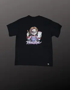 Chucky Sipping Syrup Houston T-Shirt