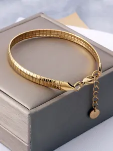 Waterproof Cuban Chain Bracelet, Simple Stainless Steel Jewelry, Elegant Design Suitable for Men & Women, Daily Wear & Formal Occasions, Fashionable Jewelry