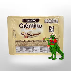 Nutresa Cremino Blanco Hazelnut flavored milk and cocoa Candy