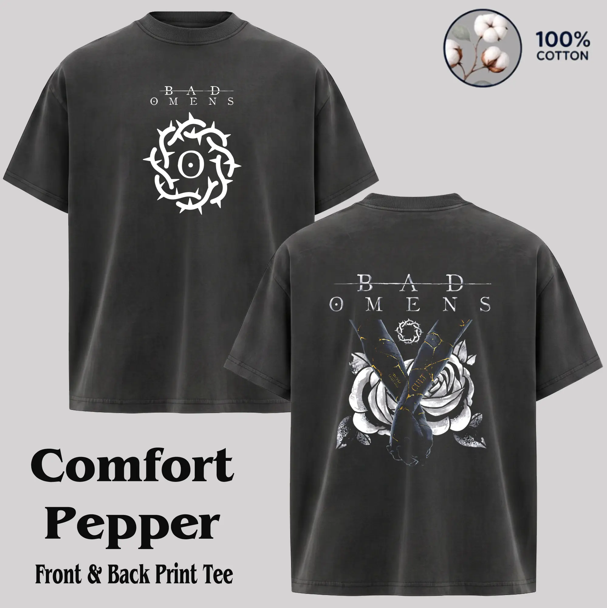 Fade Reaper Bad Omens Singer for Men Women T Shirt & Hoodie , metal band shirt, rock tour t-shirt, alternative band merch, trending t-shirt, 90s graphic tee, vintage graphic tee, grunge aesthetic shirt, classic rock merch