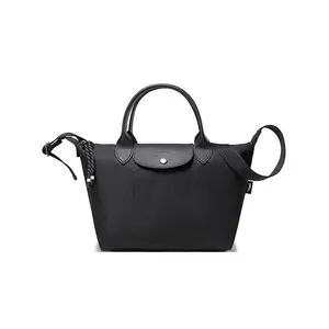 LONGCHAMP Le Pliage Energy 25 Foldable Nylon Tote Bag For Women In Black