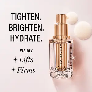 JLO BEAUTY That JLo Glow - Face Serum, Skin Care Facial Serum that Helps Tighten, Plump, Glow, and Hydrate, Antioxidant Rich Formula Made with Squalane to Support Skin Elasticity & Skin Firmness, 0.5 fl.oz-1.5 fl.oz