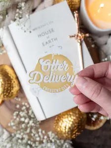 Otter Delivery Service Waterproof Vinyl Sticker | Officially Licensed Crescent City merch | 2.5"x2.5"