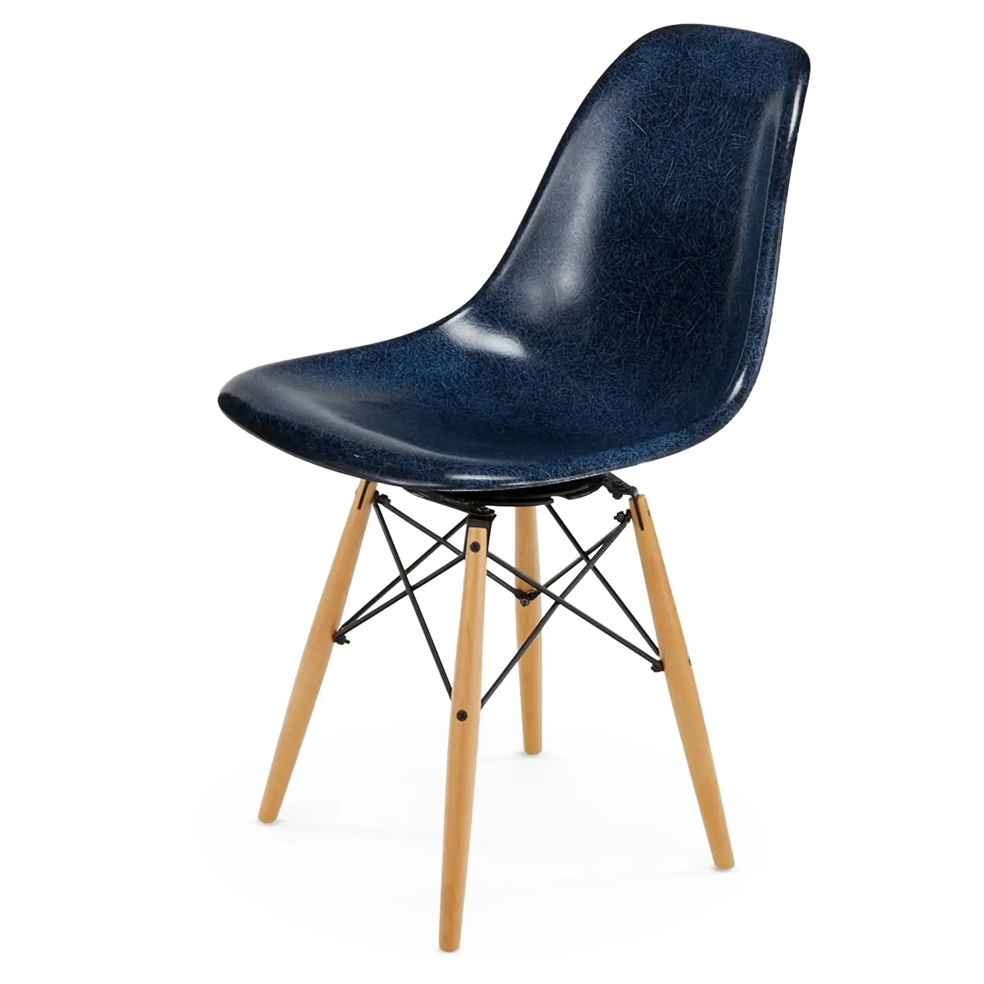 Case Study® Fiberglass Dowel Swivel Side Chair