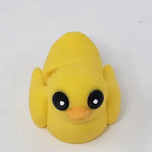 3D Printed Articulated Duckling Fidget Toy - Sensory Stress Relief for Fidget Toy Enthusiasts