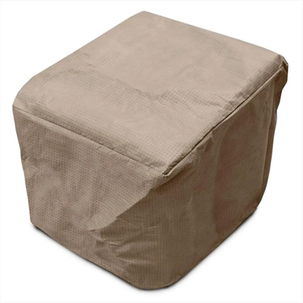 KoverRoos III Lightweight Tyvek Fabric Outdoor Furniture Adirondack Footrest Ottoman Cover - Taupe, Rectangular, Dustproof, Moisture Escape, Drawstring Fit - 21.5 W x 23.5 D x 14 H in (Model 38102)