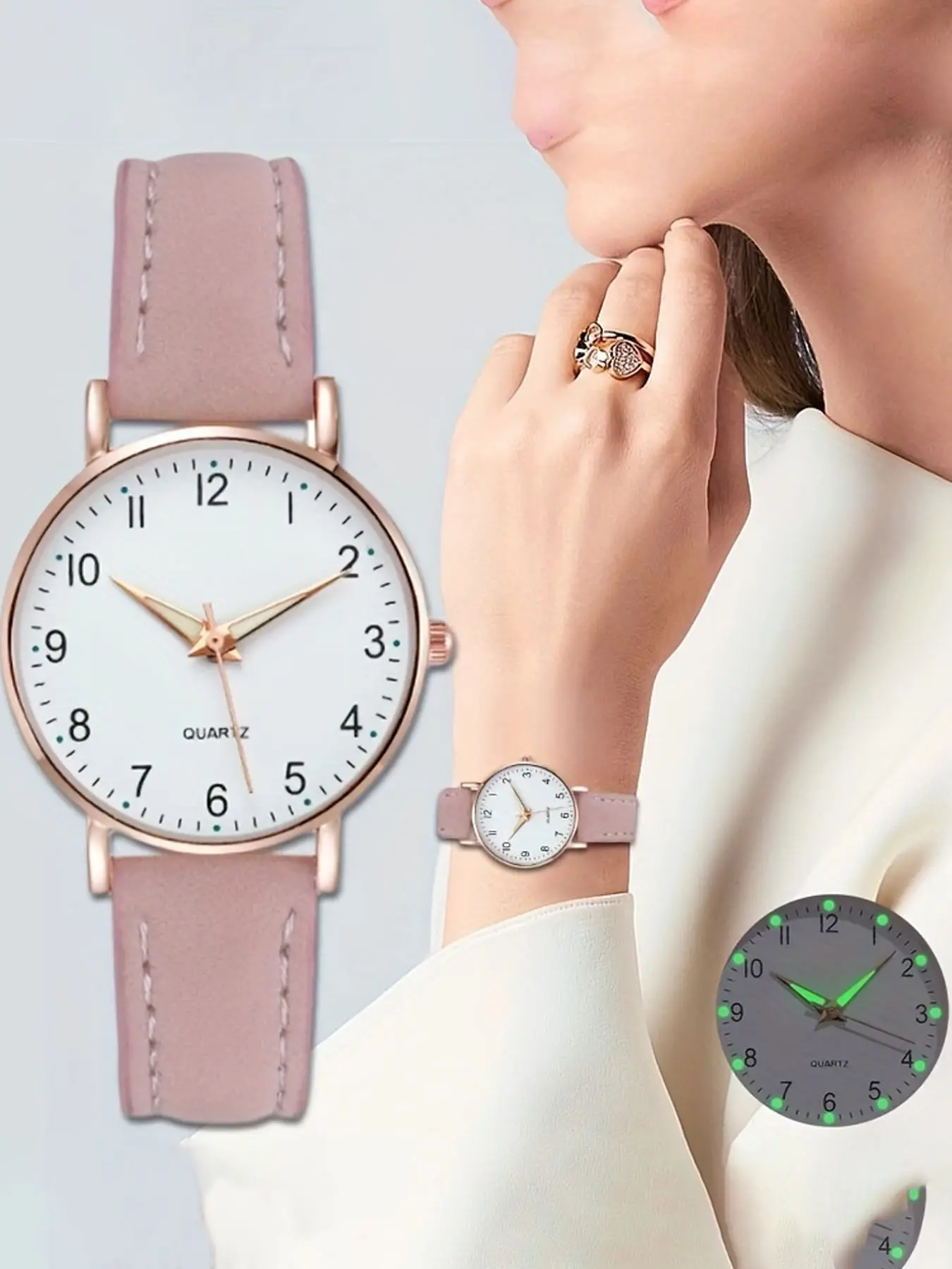 Fashionable and elegant women's watch, trendy, minimalist, elegant, exquisite style, casual watch for women, Quartz Watches