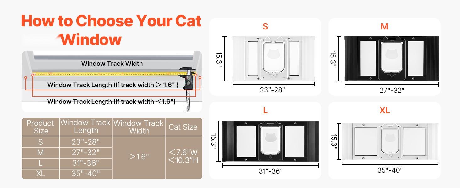 Cat Door For Window, Adjustable To Fit Window Width From 27 To 32 Inches, Four Secure Lock Modes, Aluminum Frame And High-Transparency Glass Panel, Magnetic Closure, Weatherproof Quick-Fit Pet Door For Cats, Black Cat Door For Window, Adjustable To Fit Window Width From 27 To 32 Inches, Four Secure Lock Modes, Aluminum Frame And High-Transparency Glass Panel, Magnetic Closure, Weatherproof Quick-Fit Pet Door For Cats, Black