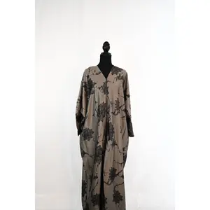Abaya - Beige Floral