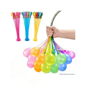 2026 Newest Rapid Fill Self-Sealing Water Balloons, Tropical Color Thickened Latex Water Bombs, Bulk Summer Outdoor Party Pool Beach Water Fight Toys for Kids Adults
