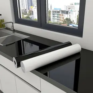 Kitchen Countertop Contact Paper Waterproof Oil Proof Stove Backsplash Cabinet Liner Removable Marble Contact Paper Self Adhesive Film for Shelf Drawer Peel and Stick Wallpaper Renovation Decor