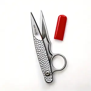 High Strength Micro Crystal Steel Thread Cutter Scissors, Stainless Steel Spring Fabric Shears, Ideal for Cross Stitch Home Office Tailoring