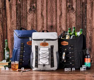 RC ROCKCOW Groomsmen Gift Personalized PEVA Cooler Backpack for Men Custom Bridesmaid Insulated Bag Golf Beer Lunch Cooler Christmas Gifts