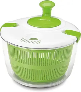 [Limited Time-Deal]Large Salad Spinner 5-Qt Vegetable & Fruit Salad Washing Bowl with Strainer for Quick Prep and Fresh Salad Greens