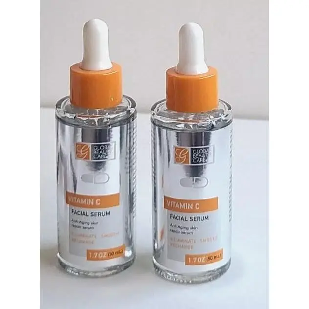 Vitamin C Facial Serum 4-Pack 1.7oz Brightening Anti Aging Skin Care New