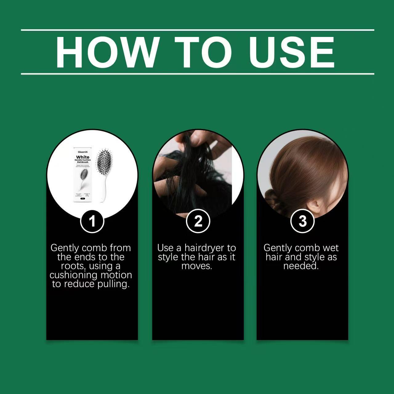 Mother's Day Gift Miracle Hair Brush | Smoother Stronger Shinier Hair for All Hair Types