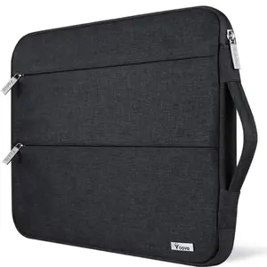 13 13.6 15.6 16 Inch Laptop Sleeve Carrying Case, Waterproof Computer Cover Bag Compatible with MacBook Pro 16 M3 M2 M1 Pro/Max 2023-2019, Dell XPS 15,15-16 Inch Hp Lenovo Acer Asus Chromebook, Black