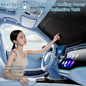 New Heavy-Duty Crystal Sunshade for Tesla Model S/3/X/Y with Enhanced Thickness