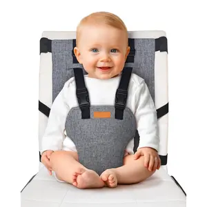 Compact Travel High Chair |   Portable High Chair for Baby |   Baby Travel Essential Harness Seat |   Must Haves for Vacations, Restaurants, Family Visits with Babies |   Portable Highchair Seat