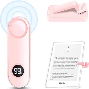 Page Turner for Kindle Paperwhite, RF Remote Control Clicker Page Turner Kindle Accessories for ,iPad, Android Tablets Reading Novels,Camera Video Record&Shutter Selfie (Pink)