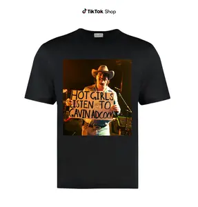 Hot Girls Listen To Gavin Adcock T-Shirt, Graphic Tee Gavin Adcock Tour T-shirt/Sweatshirt/Hoodie 1 Side - Unisex Tee - Outfit Concert For Gavin Adcock fans - Limited Edition