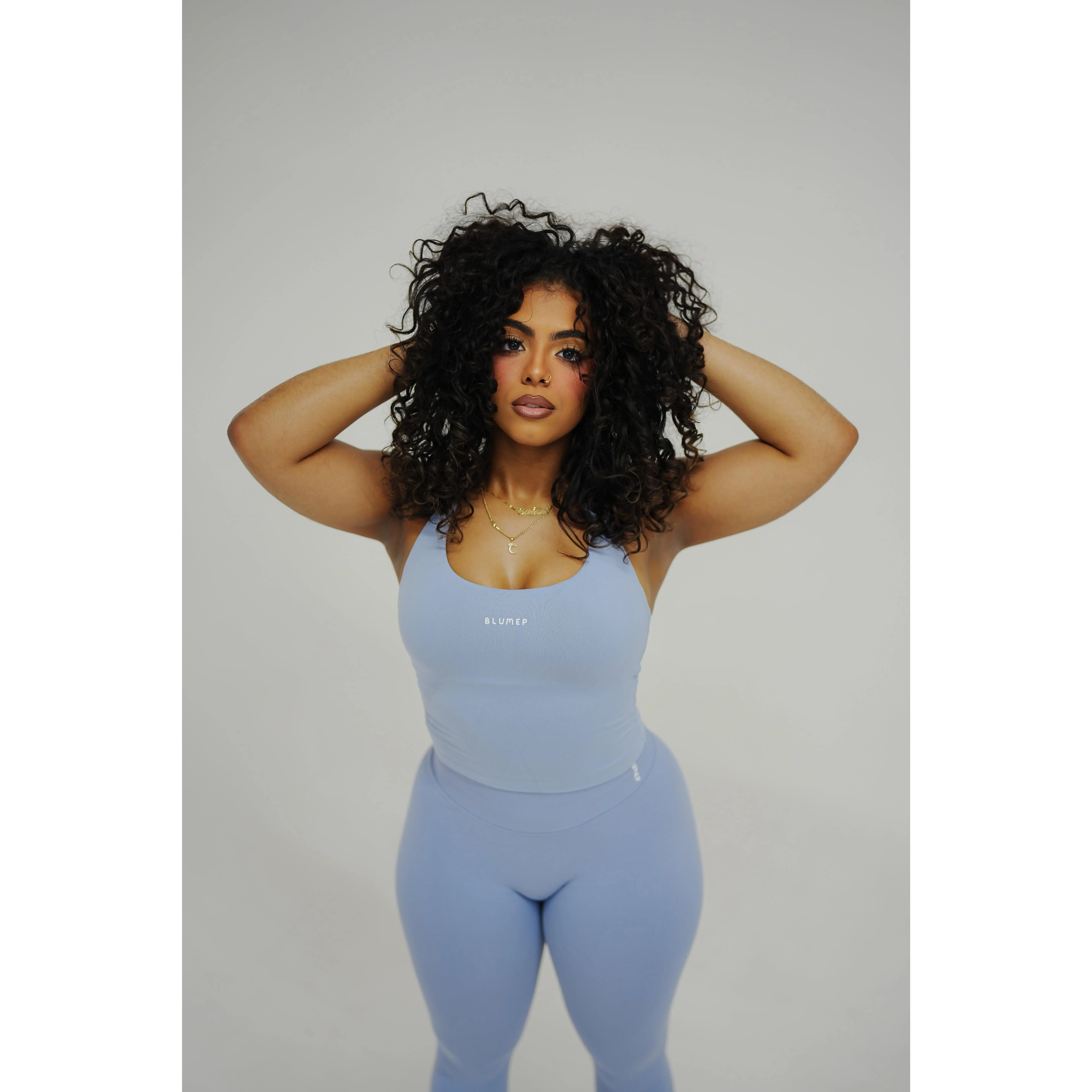 GRAY BLUE TOP HEALTER