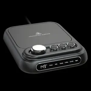 Mug Warmer - 40W Coffee Mug Warmer for Desk with Temperature Display, 1-10Hrs Auto Shut Off, Smart Candle Warmer - Ideal Coffee Gifts Accessories Keep Beverages Coffee Warmer Heaters