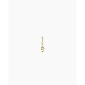gorjana – Clef Parker Charm – 18K Gold-Plated Charm – Musical & Meaningful – Stylish Jewelry Accent