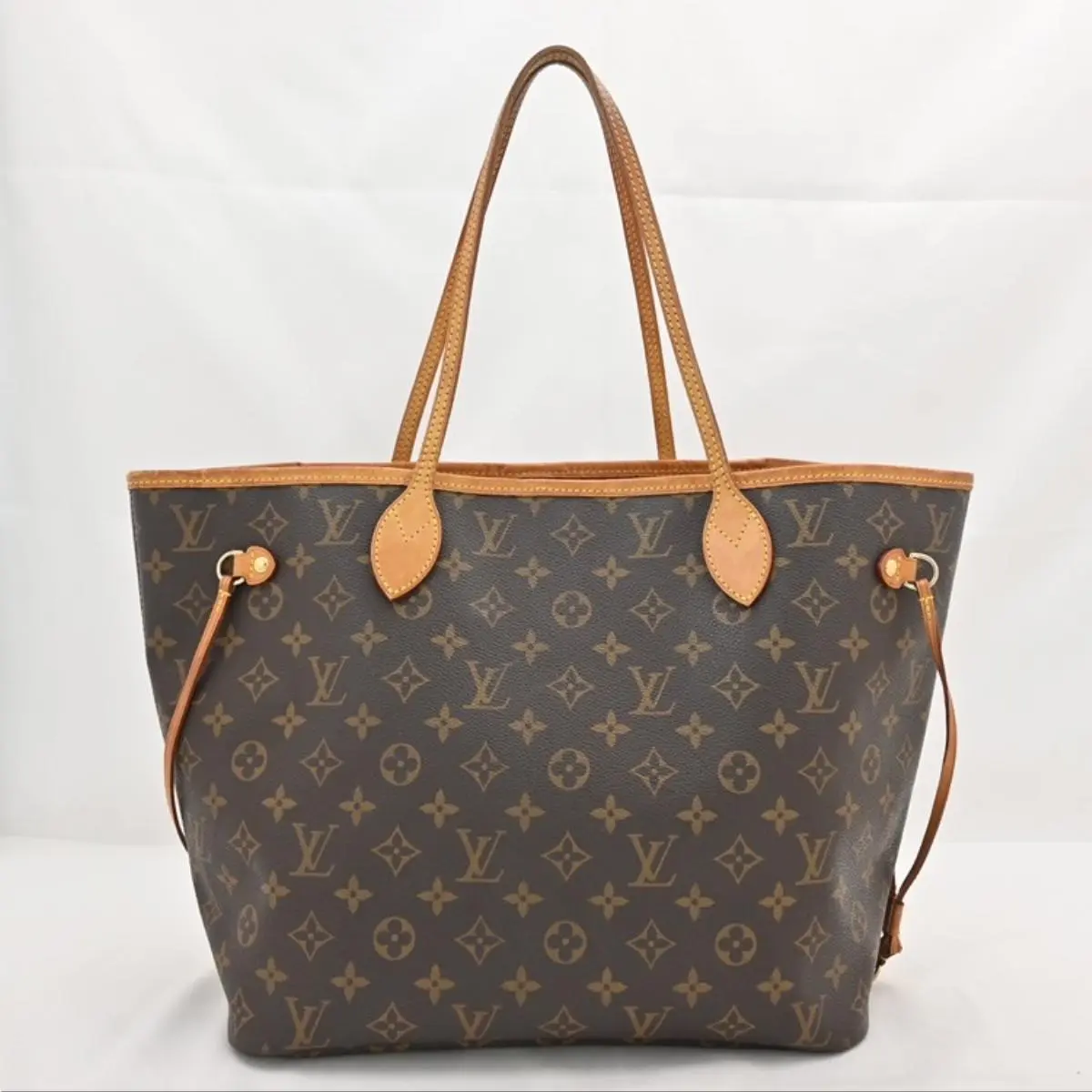 Pre-owned Louis Vuitton As Shown Tote Bags Monogram Neverfull MM Tote Bag Business Brown lv1876ss