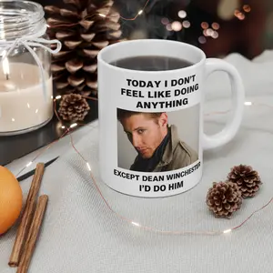 Funny Dean Winchester Coffee Mug, Supernatural Mug