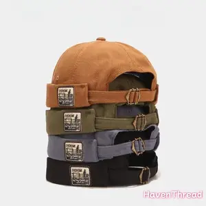 Faringoto Unisex Brimless Hats Visor-Less Sailor Skullcap Beanies Viral Trucker Green  Berets Men Casual Stackable  Beanie Style Dandy Hats Bonnetsilk