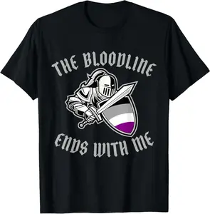 Funny Asexual Medieval Ace Flag Cards Queer Lgbt Asexual T-Shirt