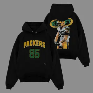 Retro Tucker Kraft 85 Graphic Premium Cotton Hoodie Sweatshirt T-Shirt For Cheeseheads, Packers Football Fans Apparel, Football Streetwear Tee, Gift For Football Fan Graphic Tee