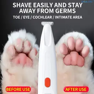 G11 Pet Grooming Clipper Set, USB Rechargeable Dog Cat Trimmer, Cordless Electric Quiet Pet Beauty Tool, Lithium Ion Battery Included