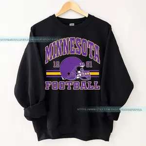 Minnesota Football Sweatshirt T-Shirt, The Vikes Sweatshirt, Vintage Minnesota Crewneck, Viking Sweatshirt, Minnesota Fan Gift FAG19
