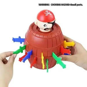 Interactive Bouncing Prank Pirate Action Board Game, Fun Family Game for Ages 3 and Up, Ideal Gift Choice, Ca Prop 65 Compliant