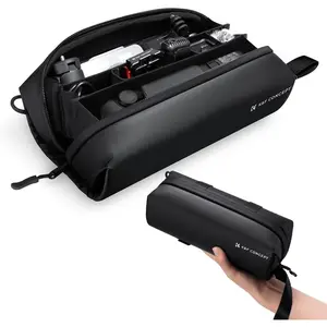 K&F Concept Carrying Case for DJI Osmo Pocket 3 Creator Combo Accessories, Portable Travel Storage Holder Carry Bag Large Capacity Protective Handbag All in One Gadget Storage Bag for Pocket 3
