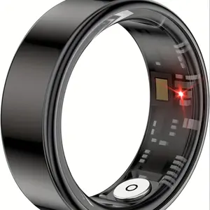 Fitness Tracker Smart Ring - Stainless Steel with Sleep Monitoring - Multiple Exercise Modes - Wireless Connection - USB Charging ultrahuman