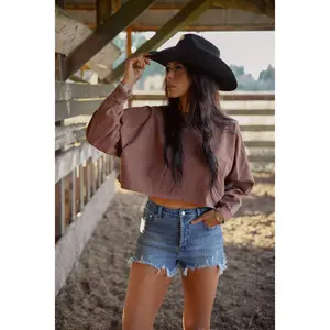 Riley Cropped Long Sleeve