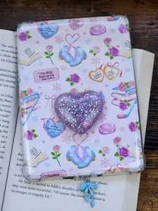 Kindle Glow Up Set (3pc) | Insert + Grip + Charm - Purple Ice Romance