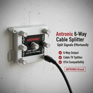 ANTRONIX CMC2006V 6 WAY OUTPUT CABLE TV & OTA SPLITTER 5 - 1002MHZ