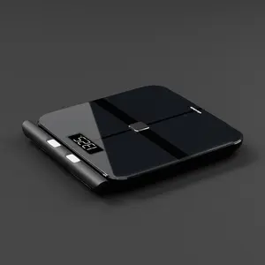 AI Smart Scale with Body Weight Prediction - ExerScale 12 Inches Digital Body Weight & Fat Measurements with BMI, Body Fat, Muscle Mass & 8 Electrodes 99% Accuracy Healthcare